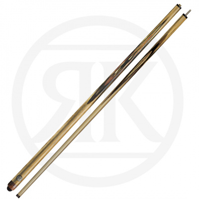 Кий Сапфир, Лунный Эбен/Эбен Сатон/Эбен Макасар/черный граб/белый граб, 16-запилов, 2PC(ЯК)